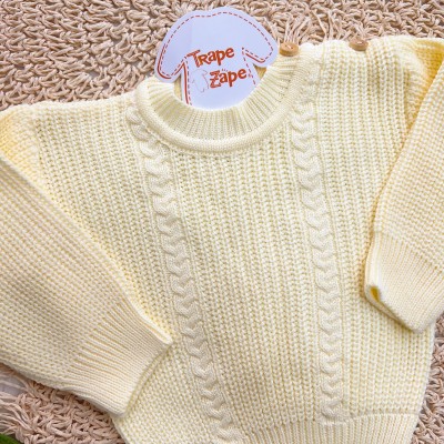 Blusa de Linha Ponto Alto Fechado - Amarelo